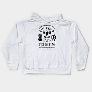 Eat trash possum B Kids Hoodie